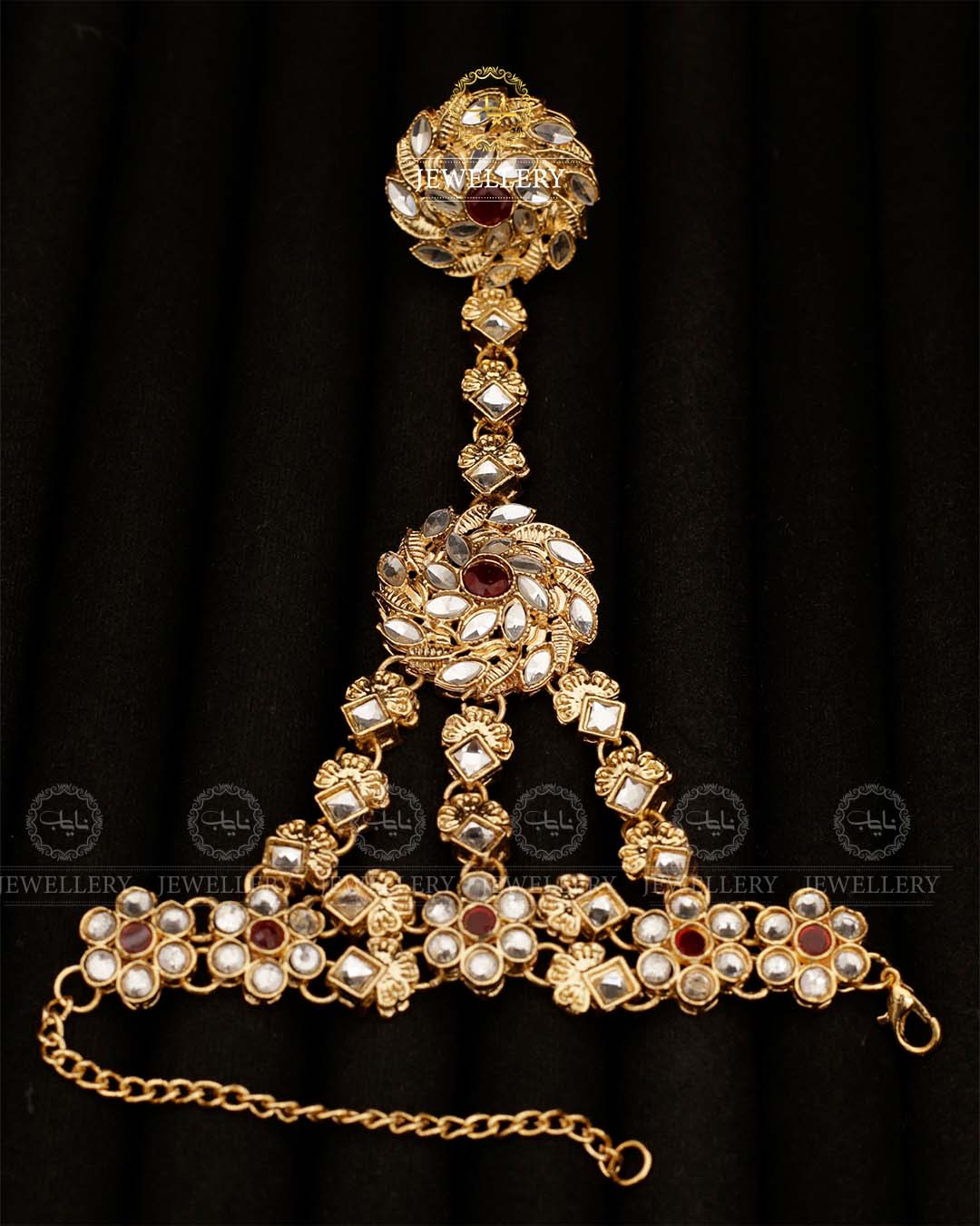 Rajwadi Style Kundan Angla A-602