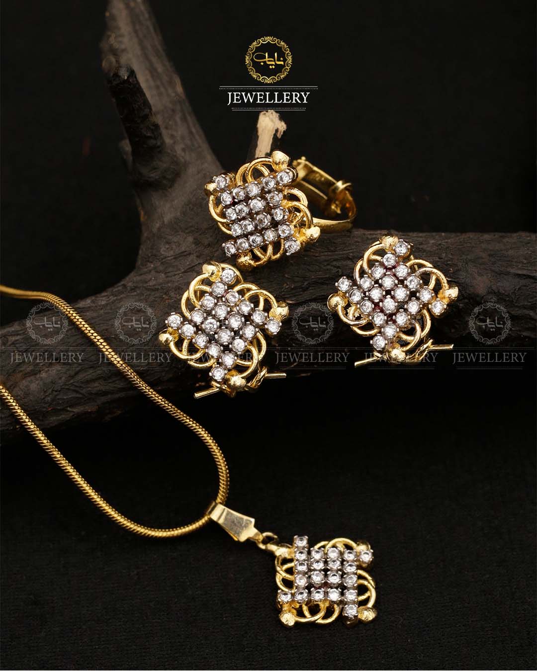 Jarao Combo Locket set with chain L-902