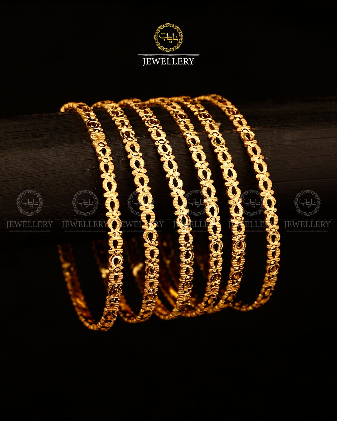 Indian Gold look 6 pcs bangles set BL-509