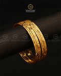 Gold Look 8 pcs indian Bangles set-2661 Nayab Jewellery