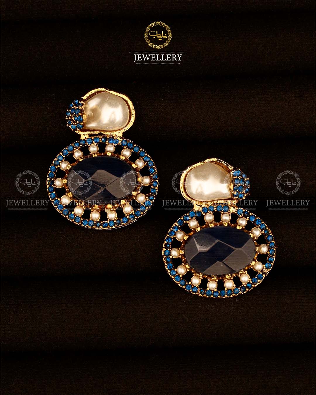 Turkish mother pearl Studs-2948