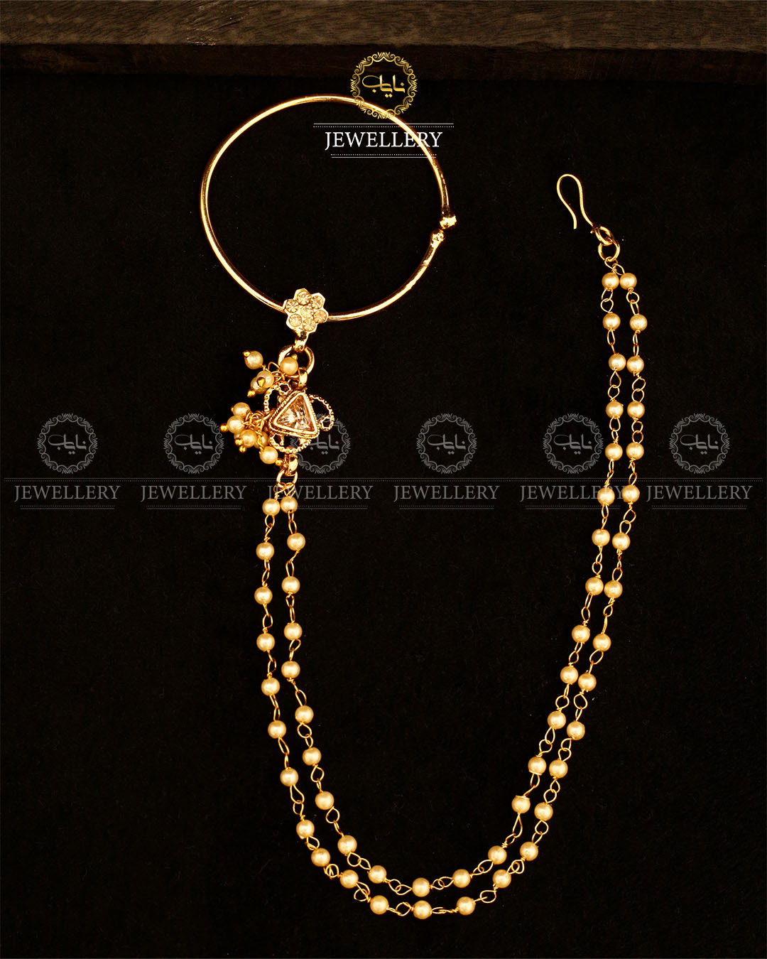 Indian Kundan Nose ring-2952